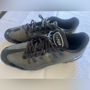 Nike FastFlex Vapor Edge Shark Football Cleats Black DQ5114-001 Mens Size 14